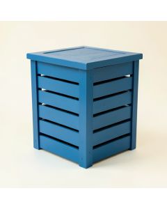 Meadow Crest Closed Garden Compost Bin - Blue (synthetic illustration; no displayed measurements)