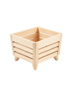 Fern Bridge Empty Raised Planter - Ivory (synthetic illustration; no displayed measurements)