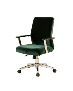 Home Office Chair , Modern Velvet Desk Chair,360° Swivel Computer Chair