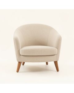 Harbor Branch Upholstered Armchair - Beige (synthetic illustration; no displayed measurements)