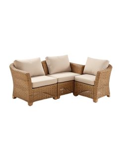 Camelopardalis 3 Piece Rattan Seating Group With Cushions