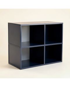 Clay Arc Desktop Shelving Unit (synthetic illustration; no displayed measurements)