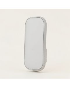 Decorative Battery-Powered Patio Wall Thermometer (synthetic illustration; no displayed measurements)
