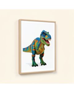 Brush Dinosaur Graphic Art (synthetic illustration; no displayed measurements)