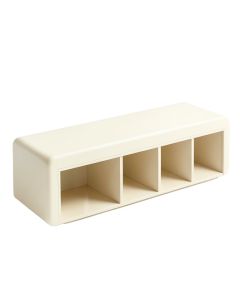 Bay Dell Shoe Storage Bench - Ivory