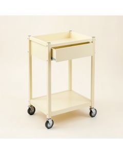 Aspen Bridge Empty Rolling Workshop Cart - Cream (synthetic illustration; no displayed measurements)