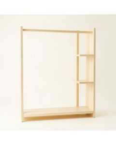 Cedar Crest Empty Garment Rack - Ivory (synthetic illustration; no displayed measurements)