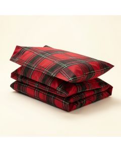 Lumberjack 200 Thread Count Plaid 100 % Cotton Pillowcase (synthetic illustration; no displayed measurements)