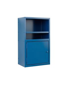 Flint Bridge Wall-Mounted Entry Cabinet - Blue (synthetic illustration; no displayed measurements)