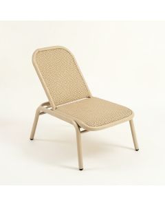 Stone Crest Outdoor Lounge Chair - Beige (synthetic illustration; no displayed measurements)