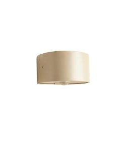 Wren Arc Wall Sconce Mounted On A Plain Wall - Beige (synthetic illustration; no displayed measurements)