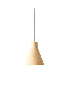 Olive Crest Pendant Light Suspended From One Plain Cable - Beige (synthetic illustration; no displayed measurements)