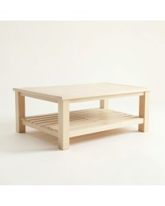 Dawn Edge Coffee Table - Ivory (synthetic illustration; no displayed measurements)