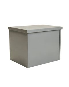 Vale Canyon Closed Outdoor Storage Box - Gray (synthetic illustration; no displayed measurements)