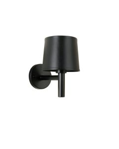 Pine Crest Wall Sconce Mounted On A Plain Wall - Black
