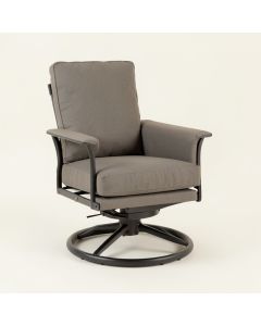 Lenita Swivel Patio Chair With Cushions (synthetic illustration; no displayed measurements)