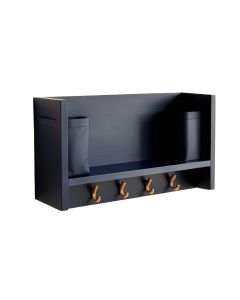 Meadow Branch Wall-Mounted Entryway Organizer Shelf - Navy