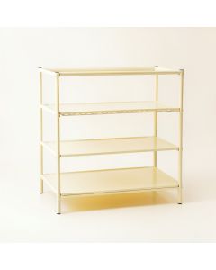 Fern Bend Empty Countertop Canister Rack - Ivory (synthetic illustration; no displayed measurements)