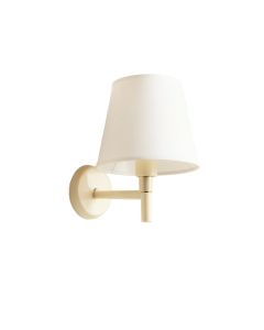 Hazel Canyon Wall Sconce Mounted On A Plain Wall - Ivory