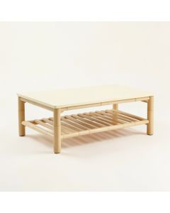 Alder Edge Coffee Table - Cream (synthetic illustration; no displayed measurements)