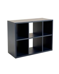 Wren Crest Desktop Shelving Unit - Navy
