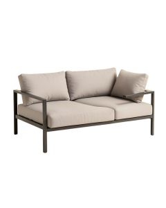 Tegan 61 '' Wide Outdoor Patio Sofa With Cushions (synthetic illustration; no displayed measurements)