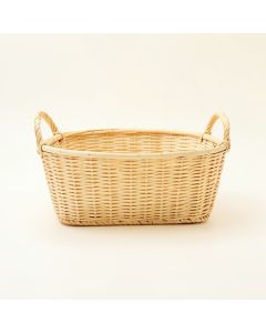 Ash Brook Empty Storage Basket - Ivory (synthetic illustration; no displayed measurements)