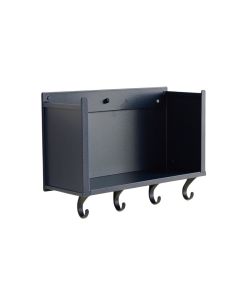 Slate Bluff Wall-Mounted Entryway Organizer Shelf - Navy