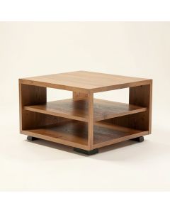 Luther Floor Shelf Coffee Table With Storage (synthetic illustration; no displayed measurements)