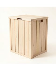 Shore Brook Closed Outdoor Storage Box - Beige (synthetic illustration; no displayed measurements)