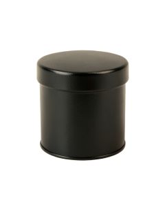 Hazel Bend Storage Canister With Lid - Black (synthetic illustration; no displayed measurements)