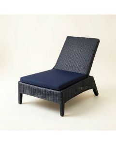 Bay Crossing Outdoor Lounge Chair - Navy (synthetic illustration; no displayed measurements)