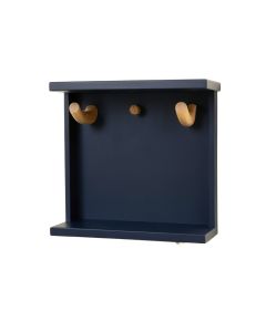 Wren Dell Wall-Mounted Entryway Organizer Shelf - Navy (synthetic illustration; no displayed measurements)