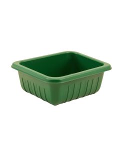 Cliff Crest Empty Railing Planter With Integral Brackets - Green (synthetic illustration; no displayed measurements)