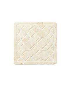 Lake Bluff Uninstalled Square Decorative Tile - Cream