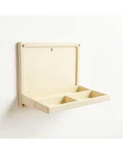 Ridge Branch Empty Wall-Mounted Tool Organizer Panel - Ivory (synthetic illustration; no displayed measurements)