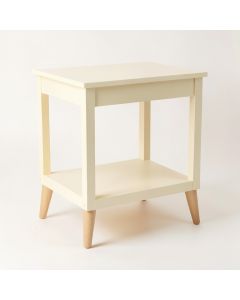 River Edge Side Table - Cream (synthetic illustration; no displayed measurements)