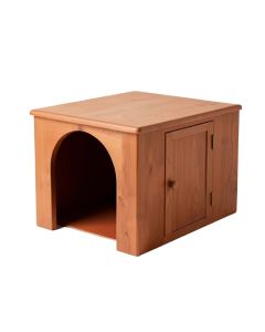 Rowan Bridge Empty Furniture-Style Litter Enclosure - Terracotta (synthetic illustration; no displayed measurements)