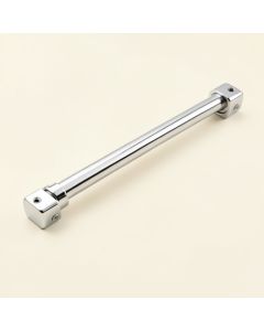 Adjustable Tension Single Curtain Rod (synthetic illustration; no displayed measurements)