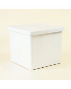Fern Dale Closed Outdoor Storage Box - White (synthetic illustration; no displayed measurements)