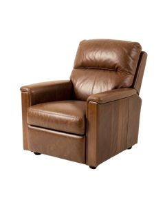 Hoopeston 33.6 '' Wide Faux Leather Manual Club Recliner