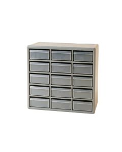 Hazel Branch Small-Parts Storage Drawer Cabinet - Gray (synthetic illustration; no displayed measurements)