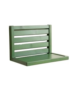 River Crossing Wall-Mounted Entryway Organizer Shelf - Green