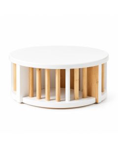 Shore Branch Shoe Storage Bench - White
