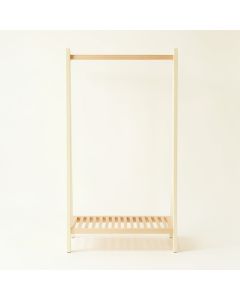 Stone Branch Empty Garment Rack - Cream (synthetic illustration; no displayed measurements)