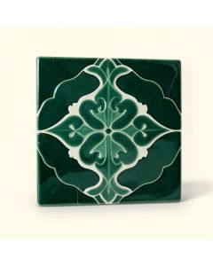Delphi Arabesque 4 '' X 3 '' Ceramic Mosaic Tile (synthetic illustration; no displayed measurements)