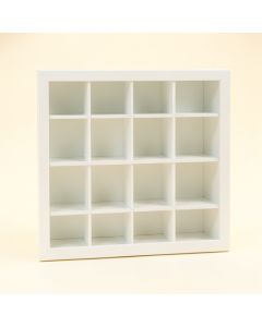 Vale Bend Empty Mug-Storage Cabinet Insert - White (synthetic illustration; no displayed measurements)