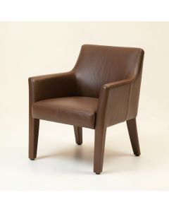 Luman Bonded Leather Dining Chair (synthetic illustration; no displayed measurements)