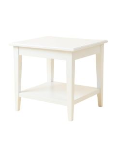 Alder Canyon Side Table - White (synthetic illustration; no displayed measurements)