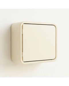 Ash Bend Wall-Mounted Entry Cabinet - Ivory (synthetic illustration; no displayed measurements)